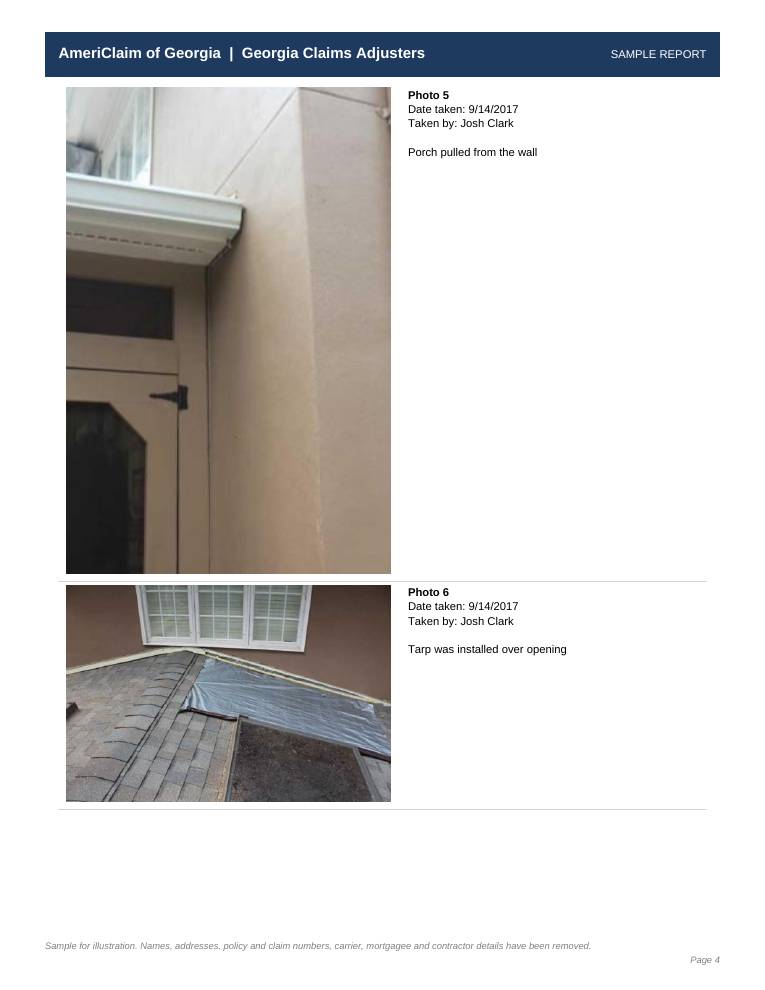Sample report page 4