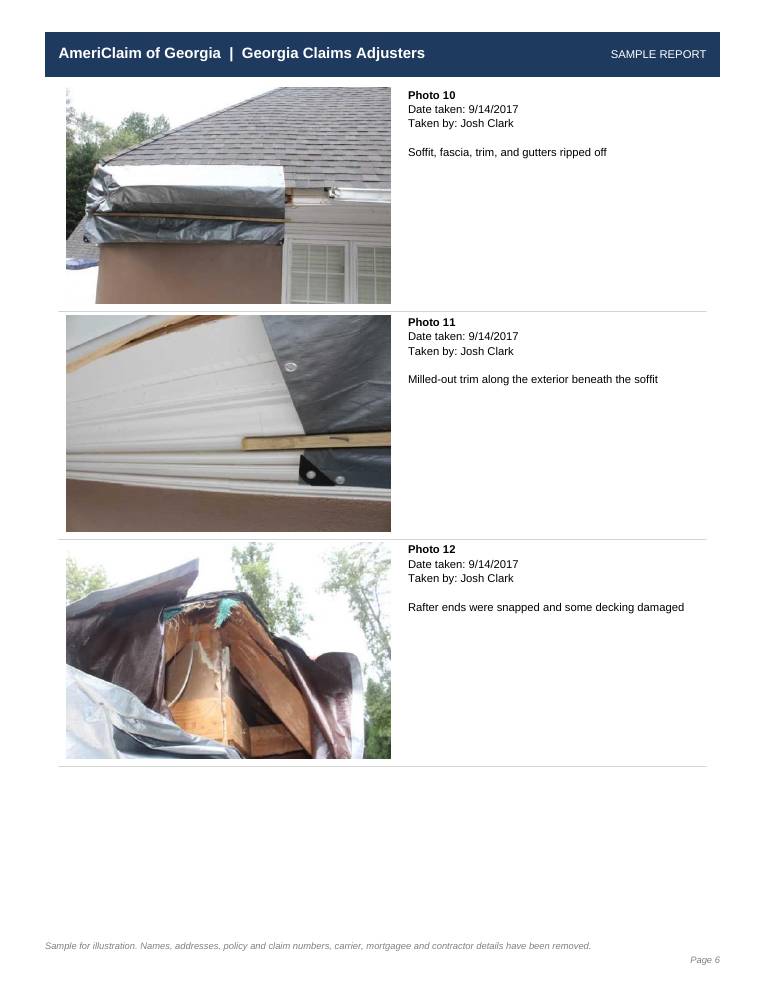 Sample report page 6