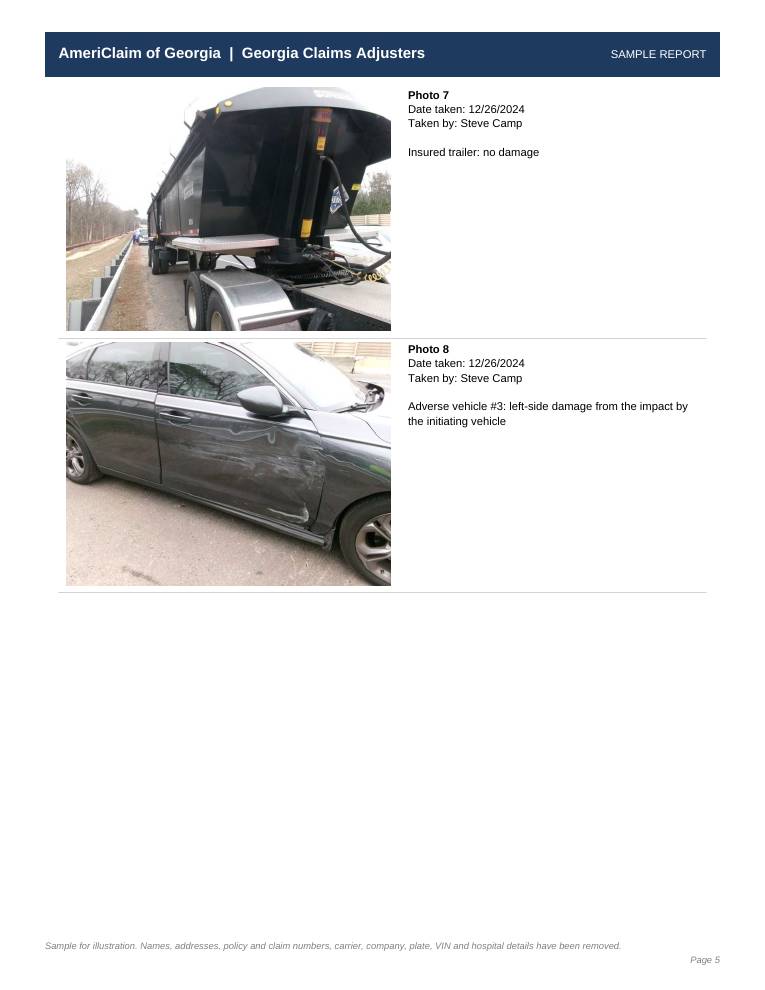 Sample report page 5