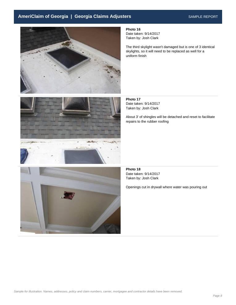 Sample report page 8