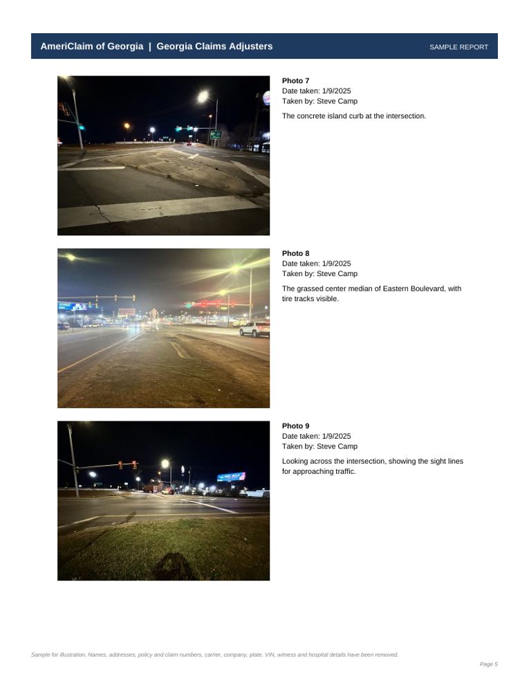 Sample report page 5