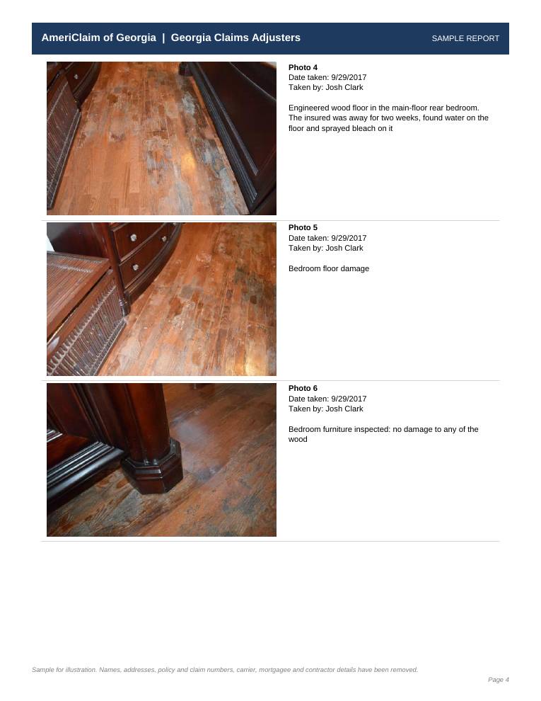 Sample report page 4