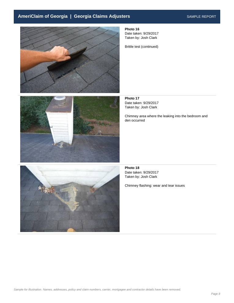 Sample report page 8