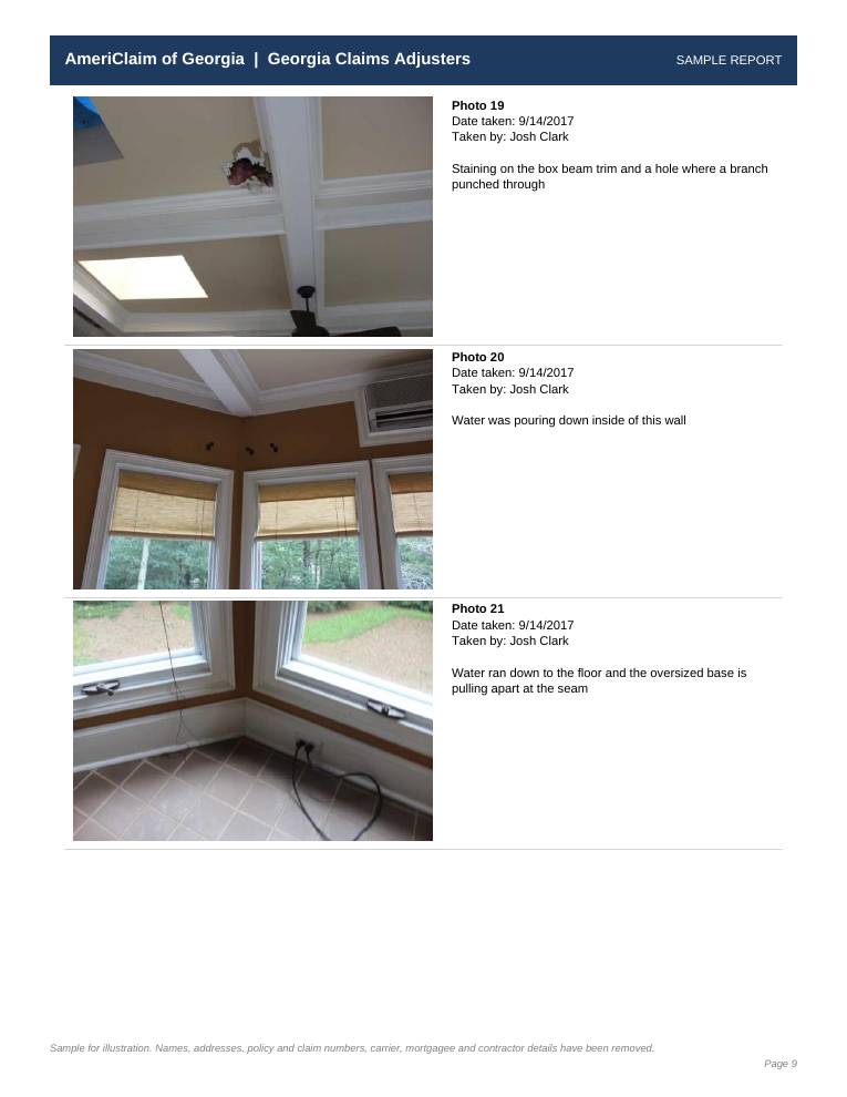 Sample report page 9