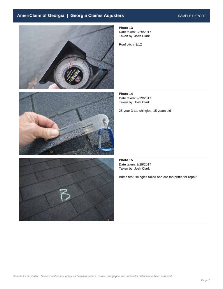 Sample report page 7